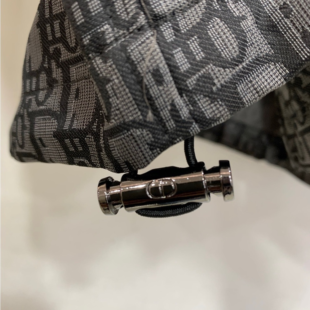 Dior Grey Oblique Monogram Hooded Windbreaker Jacket - Picture 6 of 7